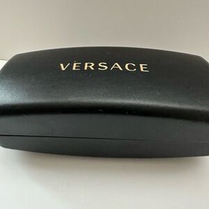 Versace Black Eyeglass Case
